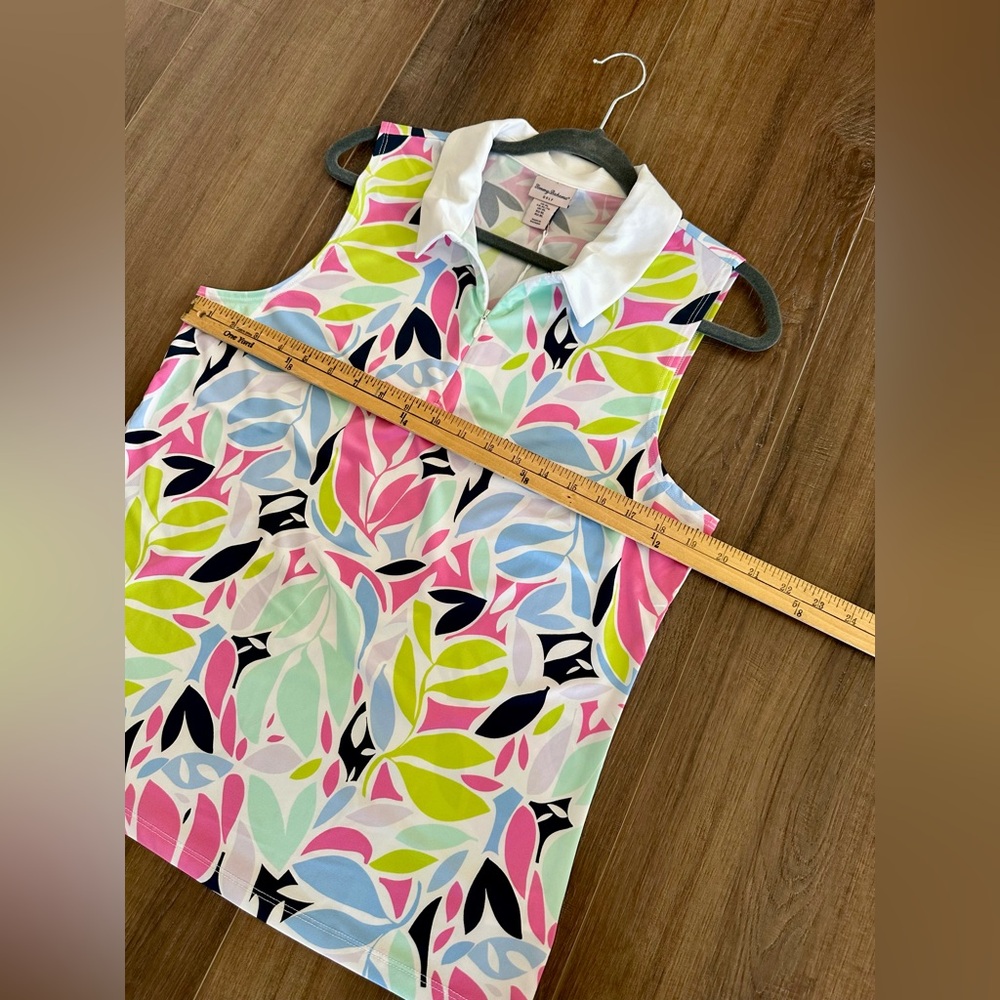 NWT Tommy Bahama Tropical Sleeveless Golf Top - Size XL - Picture 3 of 5